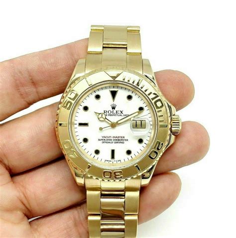 ebay mens rolex yachtmaster|rolex yacht master 40mm price.